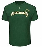 Australia Baseball Majestic 2017 World Baseball Classic Wordmark T-Shirt Green,baseball caps,new era cap wholesale,wholesale hats